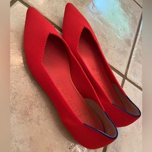 Women’s gorgeous Rothy’s in red/coral size 10